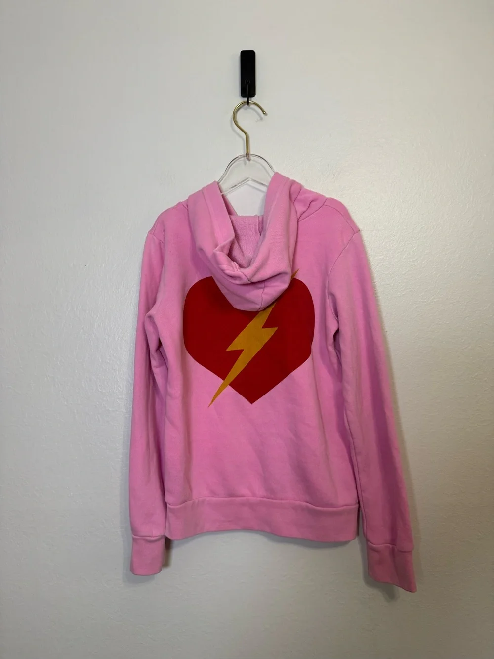 Aviator Nation Bolt Heart Zip Hoodie